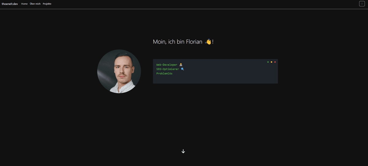Screenshot von thoenelt.dev